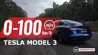 Tesla Model 3 Standard Plus 0100kmh amp overview [upl. by Pandich]