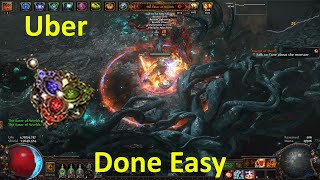 Path of Exile 318  Uber Eater of Worlds DONE EASY [upl. by Akeenahs]