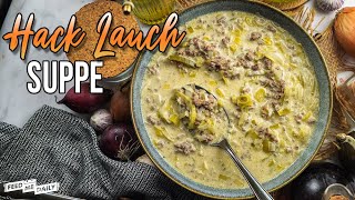 Hack Lauch Suppe  cremig und einfach gemacht [upl. by Nevah387]