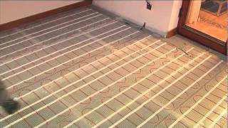 ECOFLOOR Underfloor Heating Mat Installation [upl. by Good]