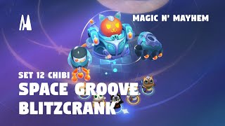 CHIBI SPACE GROOVE BLITZCRANK  FINISHER BOOM EMOTES  TFT SET 12 [upl. by Lyons274]