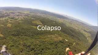 Colapso no parapente do Xuxa 200 mt de queda [upl. by Inotna627]