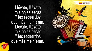 Mis Hojas Secas Binomio De Oro De América Video Letra  Sentir Vallenato [upl. by Haddad]