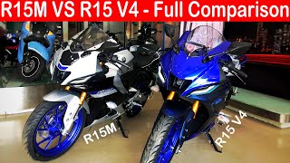 Yamaha R15M VS R15 V4 Full Comparision l Which is Best Aayush ssm [upl. by Carlotta357]