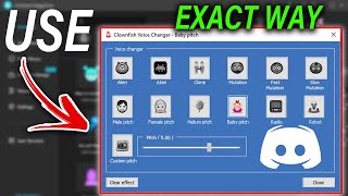 How To Use Clownfish Voice Changer on Discord  Full Guide [upl. by Alyahc]