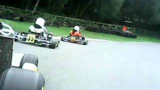 Camberley Kart club Blackbushe Roy Mortara 2011 Minimax Rotax [upl. by Atinar]