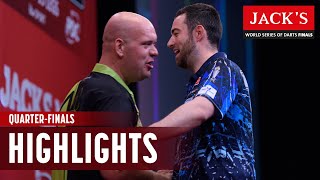 DRAMATIC DECIDERS  QuarterFinals Highlights  2024 Jacks World Series of Darts Finals [upl. by Suissac]