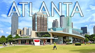 Atlanta Georgia Walking Tour  Downtown Atlanta Walking Tour and Travel Guide [upl. by Adelbert]