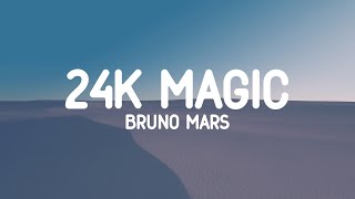 Bruno Mars  24K Magic Lyrics [upl. by Thorley]