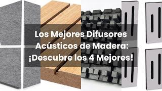 Difusor acustico madera Los Mejores Difusores Acústicos de Madera ¡Descubre los 4 Mejores [upl. by Trumaine]