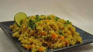 Quinoa Pulao Indian Recipe  Show Me The Curry [upl. by Nessaj979]