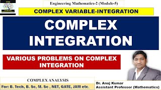 Complex Integration  Complex Integration in Complex Analysis  Complex Integral examples [upl. by Ateuqirne]