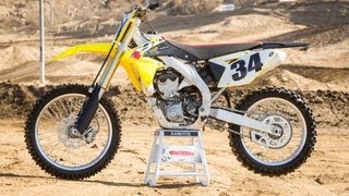 First Impression  2014 Suzuki RMZ450  TransWorld Motocross [upl. by Annhej]