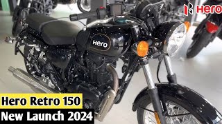 Hero Retro 150 cc Upcoming bike🔥in India 2024  upcoming Retro bike Hero 150 Retro bike launch date [upl. by Yeliac]