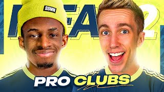 OUR FIRST TIME PLAYING FIFA 22 PRO CLUBS [upl. by Swinton]