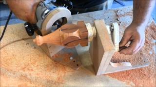 Simple Router Jig  Decorative Furniture Feet [upl. by Egidio]