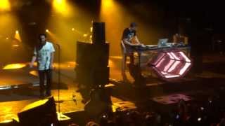 Flume amp Chet Faker  quotDrop the Gamequot Live  Thebarton [upl. by Tri481]