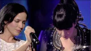 Nolwenn Leroyamp Andrea Corr quotWoman Of Irelandquot Live on Taratata Mai 2005 [upl. by Yffub]