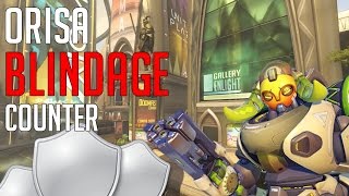 ORISA  BLINDAGE  SHIELD COUNTER  GUIDE OVERWATCH FR [upl. by Irene]