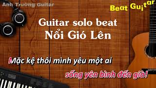 Karaoke Nổi Gió Lên  Phan Như Thùy Guitar Solo Beat Acoustic  Anh Trường Guitar [upl. by Ihtak]