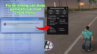 GTA VICE Chia sẻ cách sửa lỗi không vào được game khi cài mod cheat menu GTA Vice City [upl. by Kobylak]