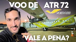 VOANDO NO ATR 72 da VOEPASS COMO REALMENTE É VOAR de PASSAREDO  Estevam Pelo Mundo [upl. by Epifano477]