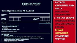 ALL OF UNCERTAINTIES RANDOM AND SYSTEMATIC ERRORS 970221 AS PHYSICS [upl. by Mandelbaum722]