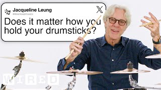 The Polices Stewart Copeland Answers Drumming Questions From Twitter  Tech Support  WIRED [upl. by Alexa]