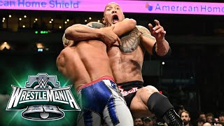 Cody Rhodes amp Seth quotFreakinquot Rollins vs Rock amp Roman Reigns WrestleMania XL Saturday highlights [upl. by Sparks]