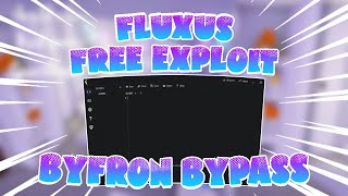 FREE Byfron Bypassed Script Executor  Fluxus ROBLOX  Tutorial [upl. by Eelahc]