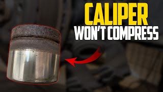 5 Reasons Your Brake Caliper Won’t Compress  Repair Or Replace amp Cost to Fix [upl. by Jobe]