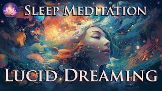 Lucid Dream Guided Meditation Sleep Hypnosis 3 Hr Version With Subliminal 432 Hz Binaural Beats [upl. by Woodson278]