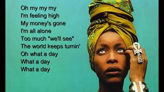 ON AND ON by ERYKAH BADU Lyrics [upl. by Alage]