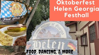 Oktoberfest Festhalle in Helen Georgia 2021 [upl. by Brigham197]