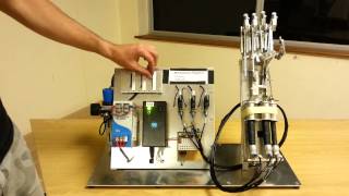 Mechatronics Final Year Project  Mechanical hand using pneumatic muscles [upl. by Funk]