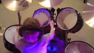 RUSH  SUBDIVISIONS Drum Cover 9 year old JAXON SMITH [upl. by Ahtamas]