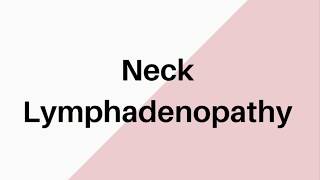 Neck Lymphadenopathy Clinical Examination Tips [upl. by Draper]