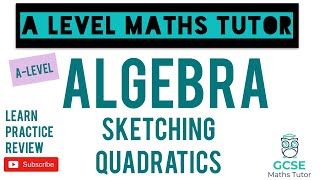 Sketching Quadratics  Algebra  GCSE Further Maths  ALevel Maths Series [upl. by Mak]