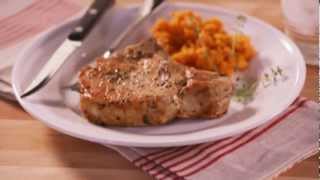 Easy Pork Recipe  How to Bake Pork Chops [upl. by Rivkah]