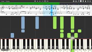 Bruce Springsteen  Tougher Than the Rest  Piano tutorial and cover Sheets  MIDI [upl. by Mishaan]