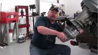 Pt1 Suzuki DT25 Outboard Water Pump Service At DRays Shop [upl. by Mulligan]