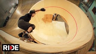 Tony Hawk Skates First Downward Spiral Loop  BTS [upl. by Kcirdez]