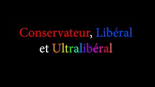 Conservateur vs Libéral vs Ultralibéral [upl. by Ivz776]