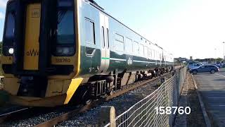 trains at Chippenham on the 180624 [upl. by Sdlonyer]