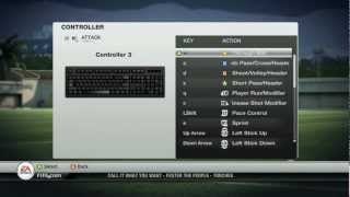 Fifa 12 Controls for Keyboard HD 1080p [upl. by Depoliti412]