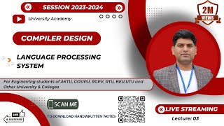 CD3 Introduction to Compiler Design  Language Processing System in Compiler Design [upl. by Adniralc]