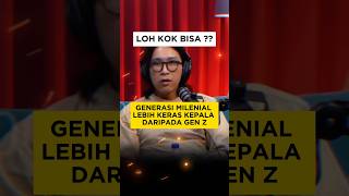 GENERASI MILENIAL LEBIH KERAS KEPALA DARIPADA GEN Z [upl. by Annaes]