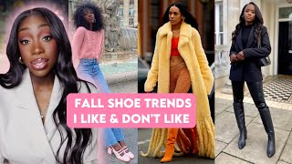 Fall amp Winter Shoe Fashion Trends I Like And Dont Like 2022 [upl. by Trebliw62]