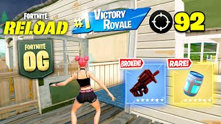 OG Fortnite Reload  High Kill Gameplay  Keyboard amp Mouse [upl. by Kalvin]