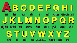 Aprenda o alfabeto inglês em 2 minutos Alfabeto em inglês [upl. by Assenar]